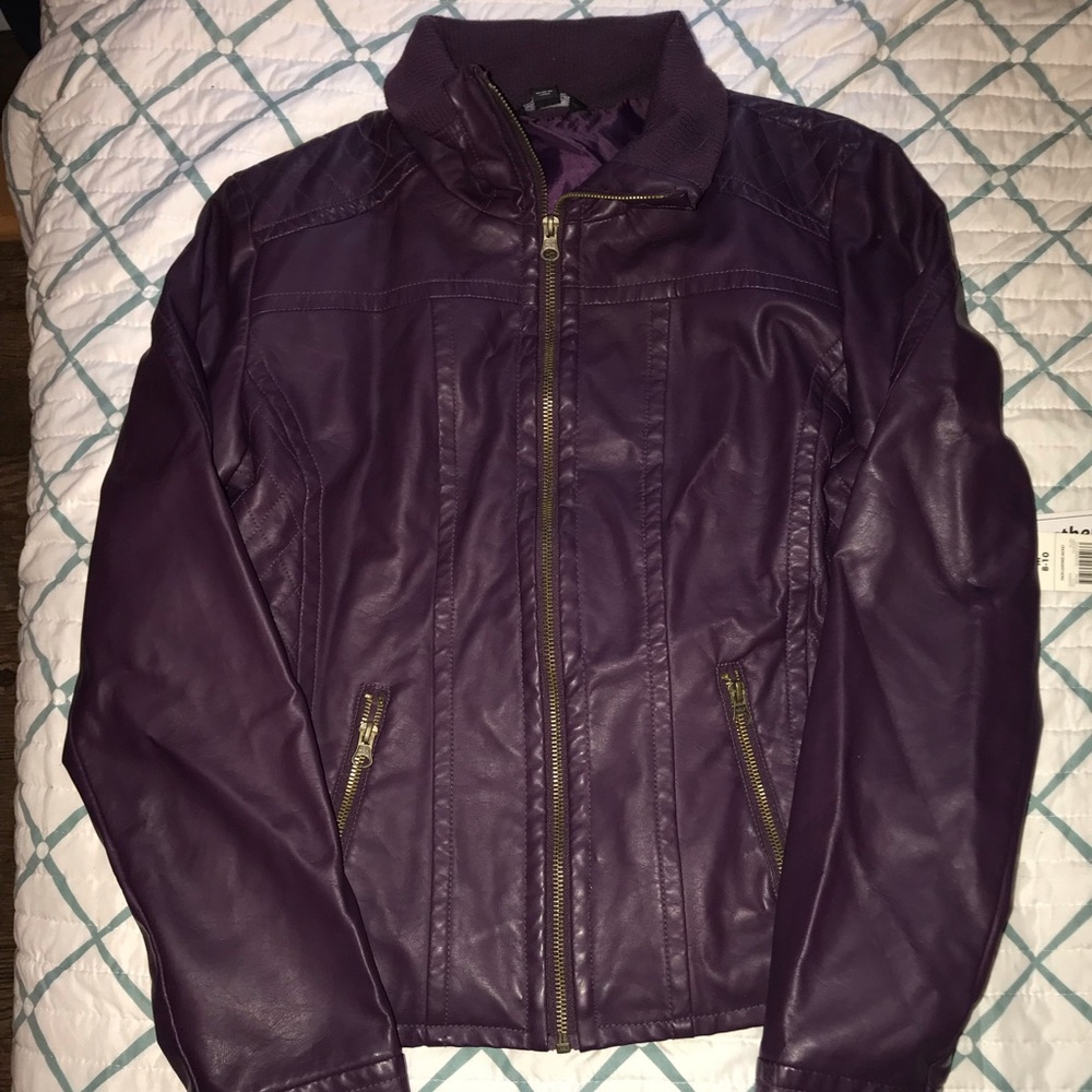 Faux Leather Jacket